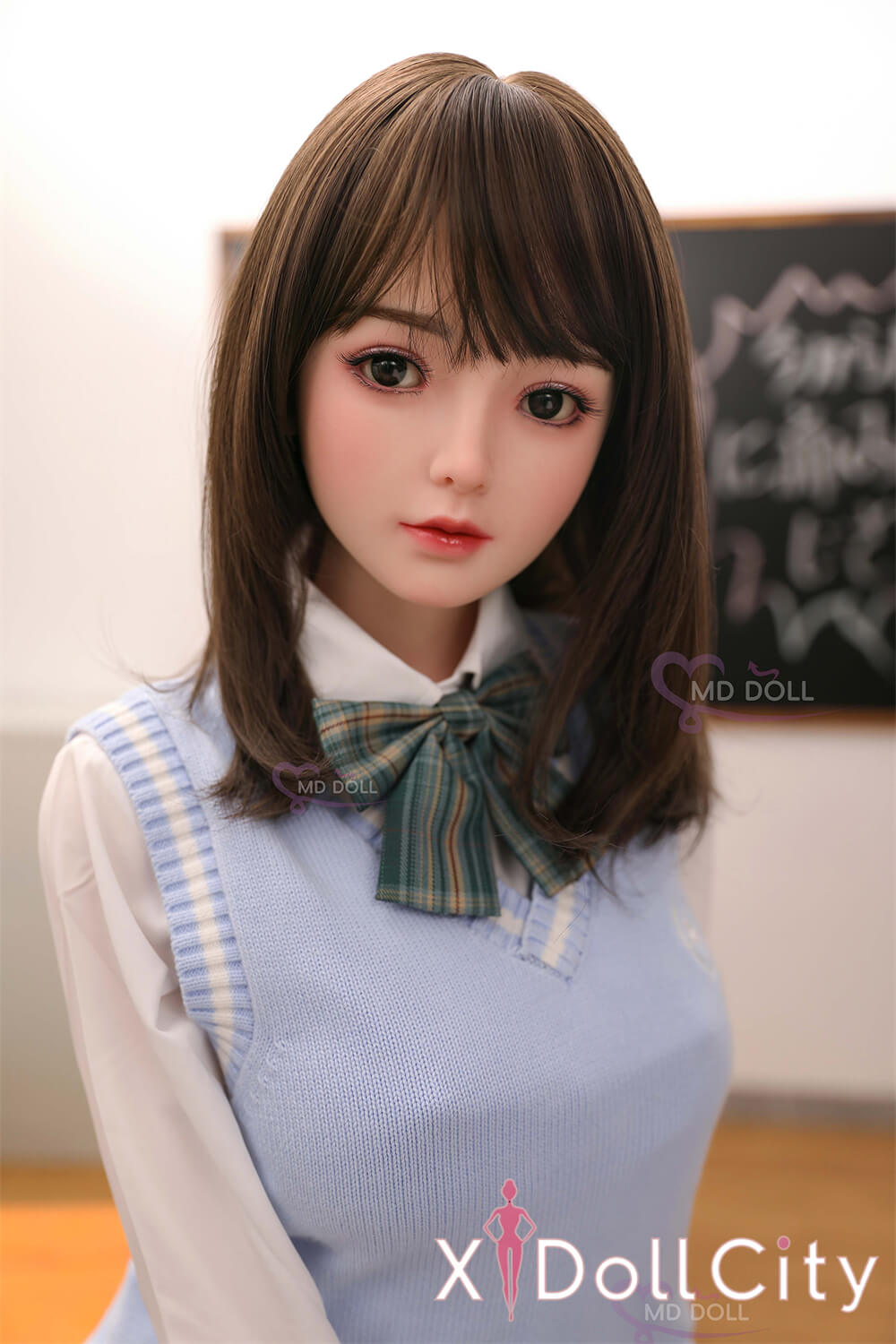MD Doll 150cm Eカップ 安雅（Letitian）軟質シリコンヘッド 口開閉機能付き 掲載画像はフルシリコン製成人スタイルラブドール