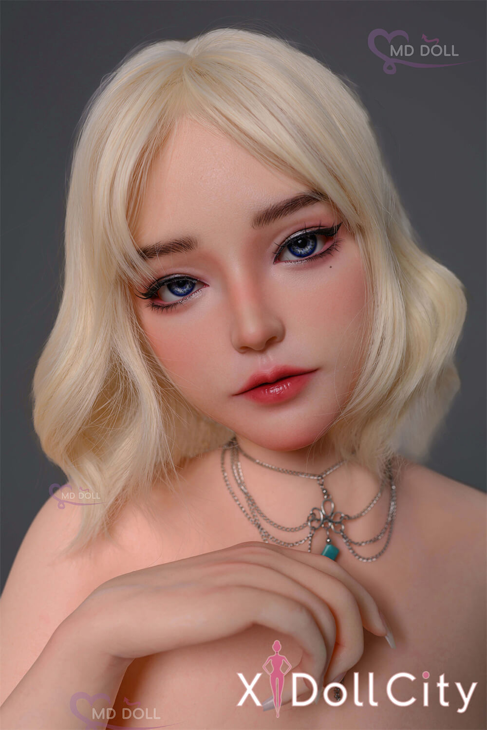 MD Doll 162cm Hカップ 萧媚（Belinda）軟質シリコンヘッド 口開閉機能付き 掲載画像はフルシリコン製ラブドール