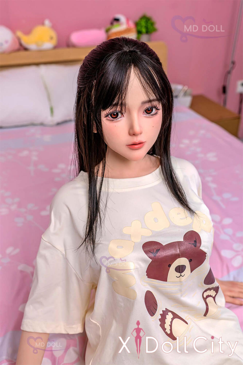 MD Doll 150cm Eカップ 元元（Poppy）軟質シリコンヘッド 口開閉機能付き 掲載画像はフルシリコン製成人スタイルラブドール