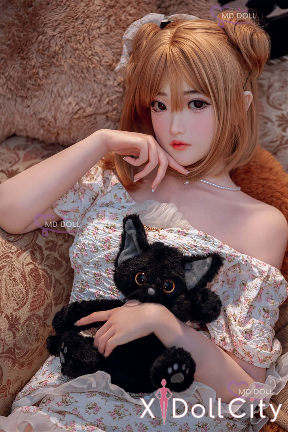 MD Doll 150cm Aカップ 蜜妮安(Susan)癒し系 軟質シリコンヘッド 口開閉機能付き 掲載画像はフルシリコン製成人スタイルラブドール