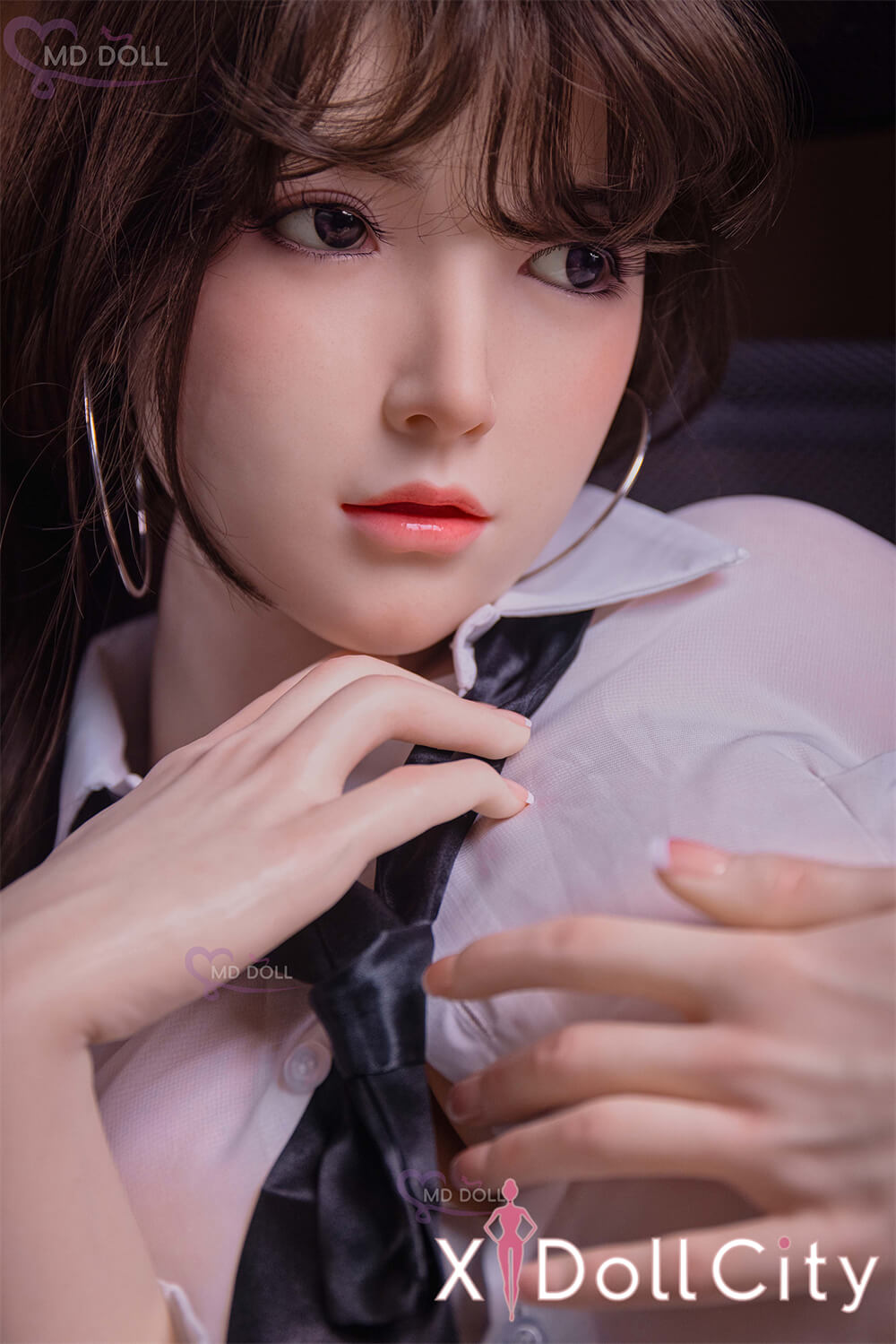 MD Doll 166cm Dカップ 优里(Zoey)軟質シリコンヘッド 口開閉機能付き 掲載画像はフルシリコン製ラブドール