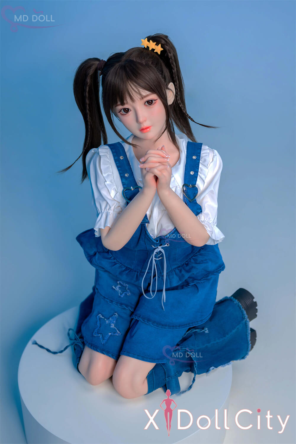 MD Doll 150cm Eカップ 艾米（Theresa）キュートな癒し系 軟質シリコンヘッド 口開閉機能付き 掲載画像はフルシリコン製成人スタイルラブドール