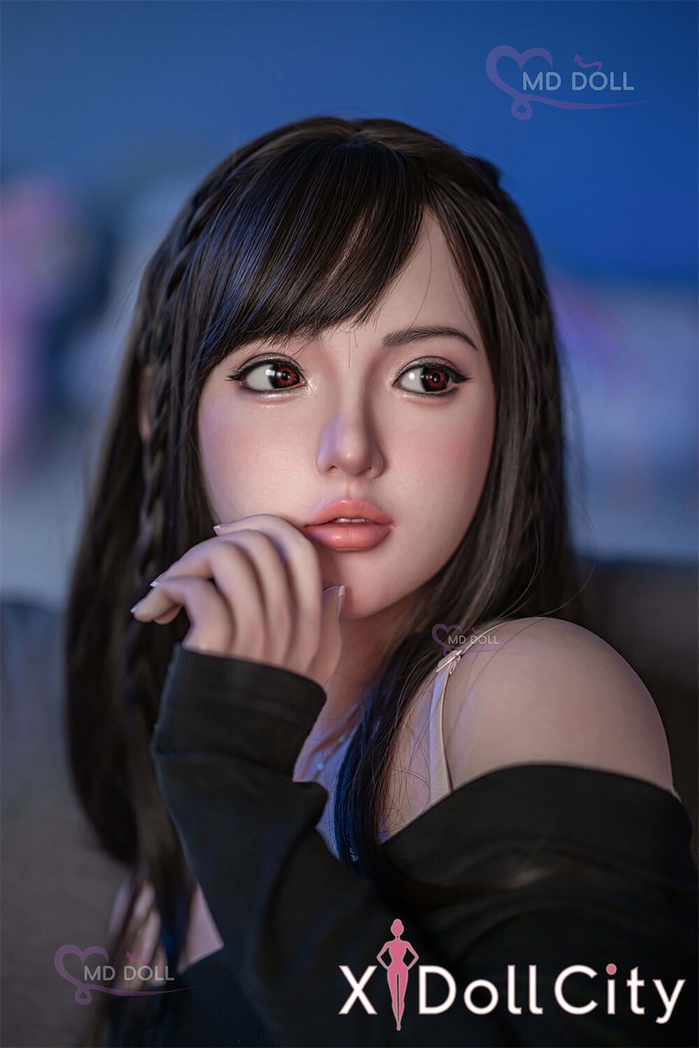 MD Doll 166cm Dカップ 香草(Doreen)軟質シリコンヘッド 口開閉機能付き 掲載画像はフルシリコン製ラブドール