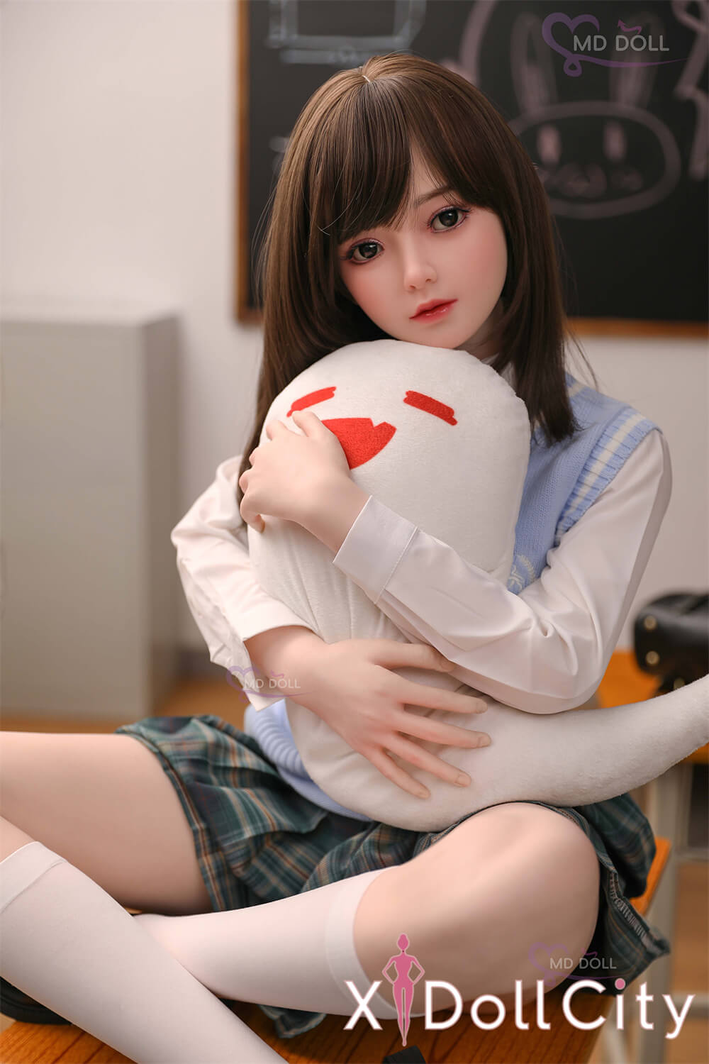MD Doll 150cm Eカップ 安雅（Letitian）軟質シリコンヘッド 口開閉機能付き 掲載画像はフルシリコン製成人スタイルラブドール