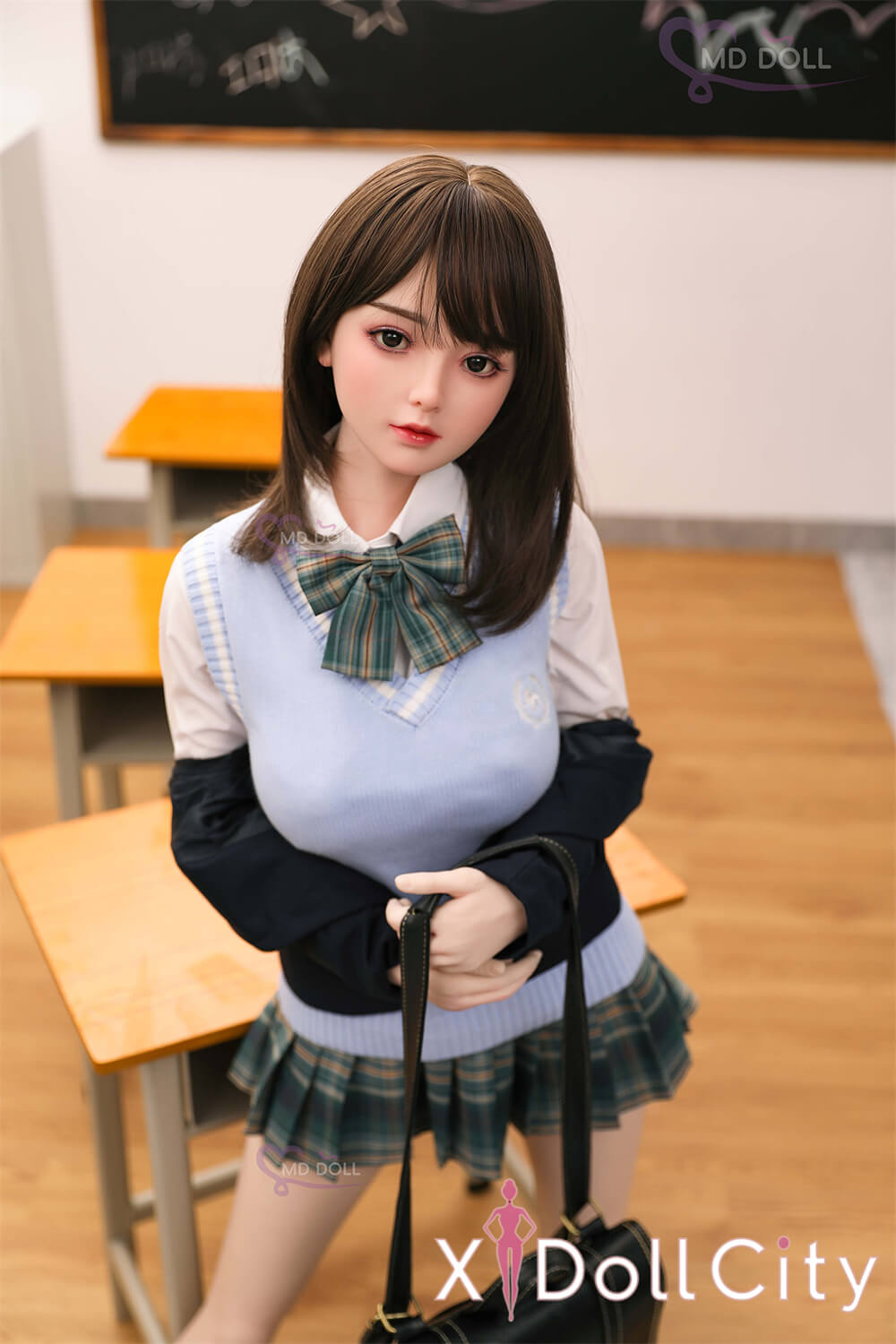 MD Doll 150cm Eカップ 安雅（Letitian）軟質シリコンヘッド 口開閉機能付き 掲載画像はフルシリコン製成人スタイルラブドール