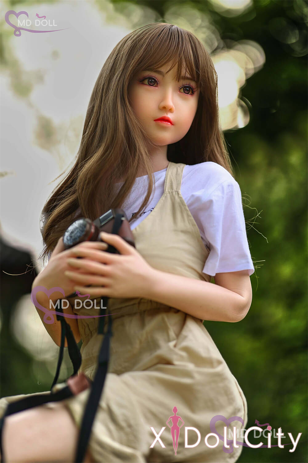 MD Doll 150cm Eカップ 西塔（Angela）柔らかな癒し系 軟質シリコンヘッド 口開閉機能付き 掲載画像はフルシリコン製成人スタイルラブドール
