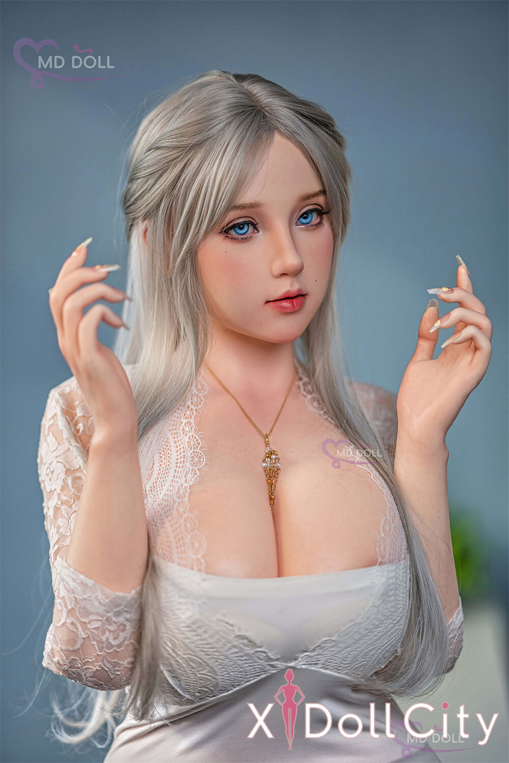 MD Doll 162cm Hカップ 锦瑜（Olivia）軟質シリコンヘッド 口開閉機能付き 掲載画像はフルシリコン製ラブドール