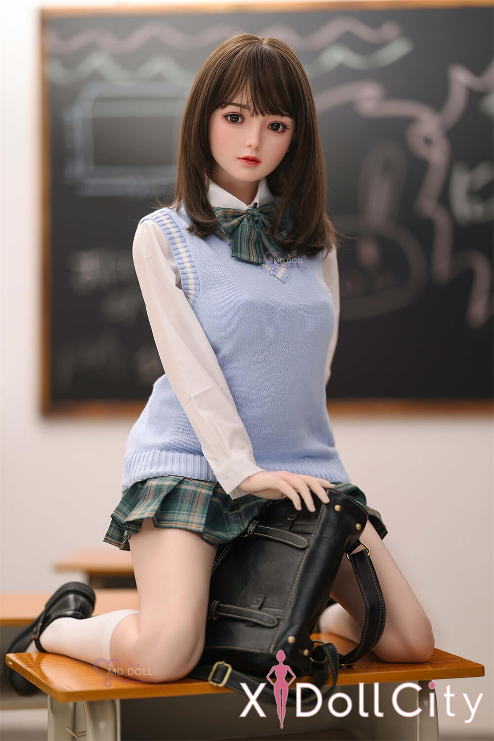 MD Doll 150cm Eカップ 安雅（Letitian）軟質シリコンヘッド 口開閉機能付き 掲載画像はフルシリコン製成人スタイルラブドール