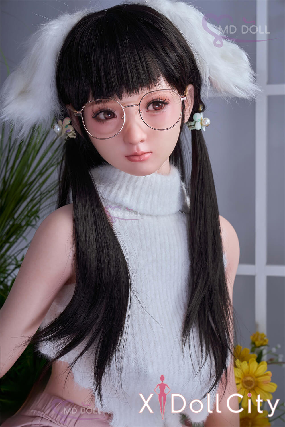 MD Doll 150cm Eカップ 莉莉（Lily）軟質シリコンヘッド 口開閉機能付き 掲載画像はフルシリコン製成人スタイルラブドール
