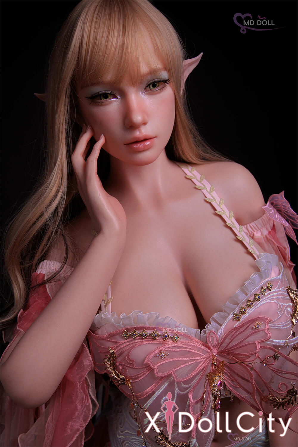 MD Doll 168cm Fカップ Iris 軟質シリコンヘッド 口開閉機能付き 掲載画像はフルシリコン製ラブドール
