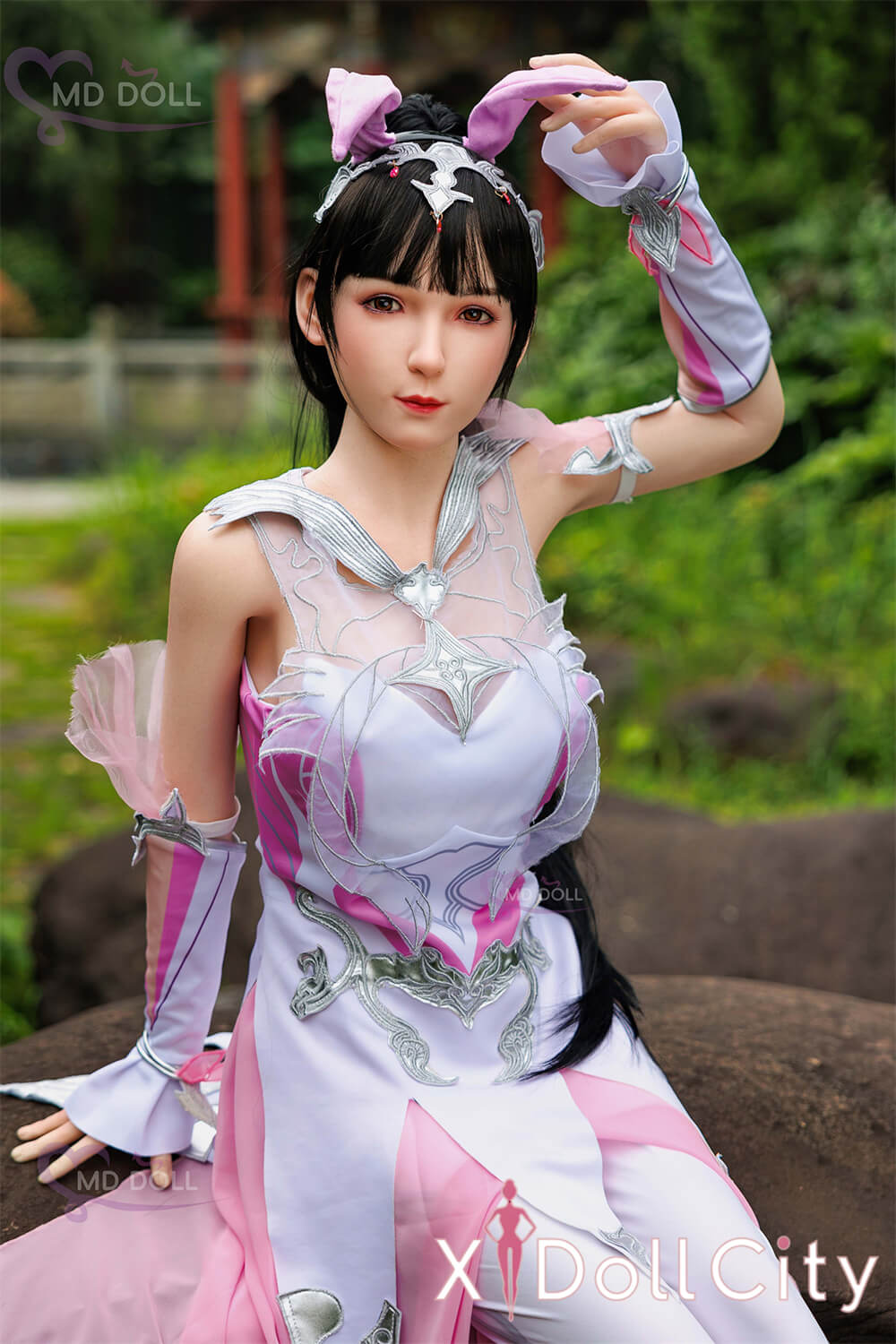 MD Doll 150cm Eカップ 凯安娜（Mabel）古風美少女 軟質シリコンヘッド 口開閉機能付き 掲載画像はフルシリコン製成人スタイルラブドール