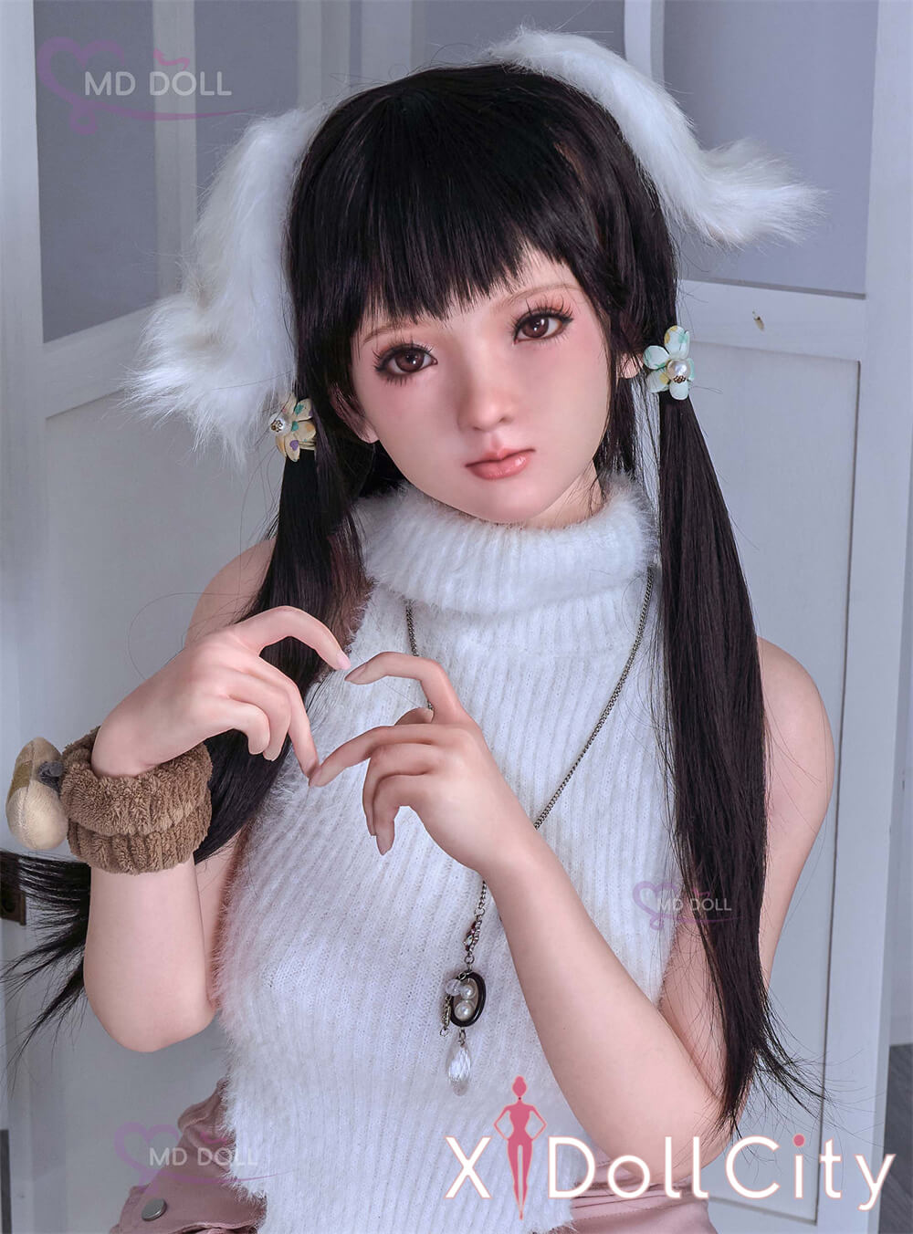 MD Doll 150cm Eカップ 莉莉（Lily）軟質シリコンヘッド 口開閉機能付き 掲載画像はフルシリコン製成人スタイルラブドール