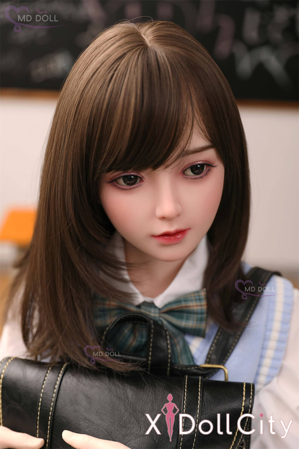 MD Doll 150cm Eカップ 安雅（Letitian）軟質シリコンヘッド 口開閉機能付き 掲載画像はフルシリコン製成人スタイルラブドール