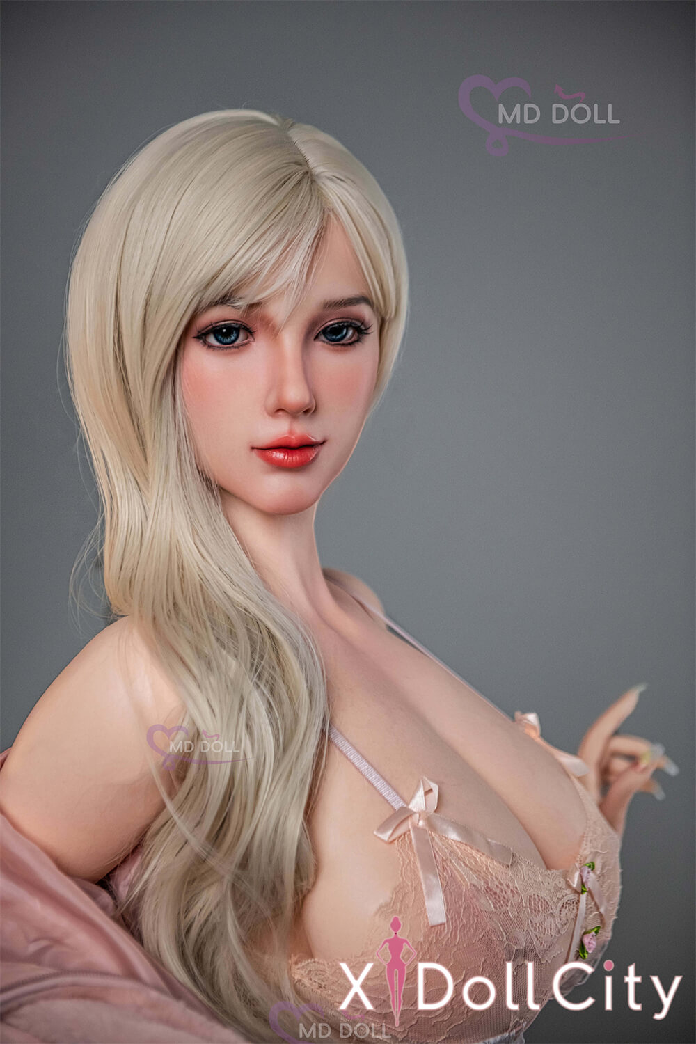 MD Doll 162cm Hカップ 洁儿（Jessica）軟質シリコンヘッド 口開閉機能付き 掲載画像はフルシリコン製ラブドール