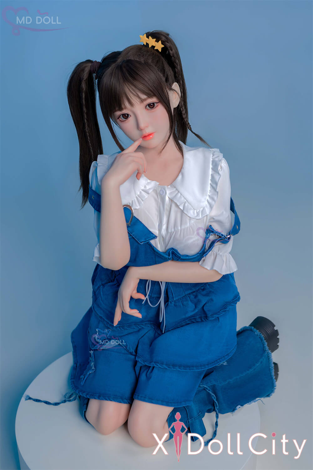 MD Doll 150cm Eカップ 艾米（Theresa）キュートな癒し系 軟質シリコンヘッド 口開閉機能付き 掲載画像はフルシリコン製成人スタイルラブドール