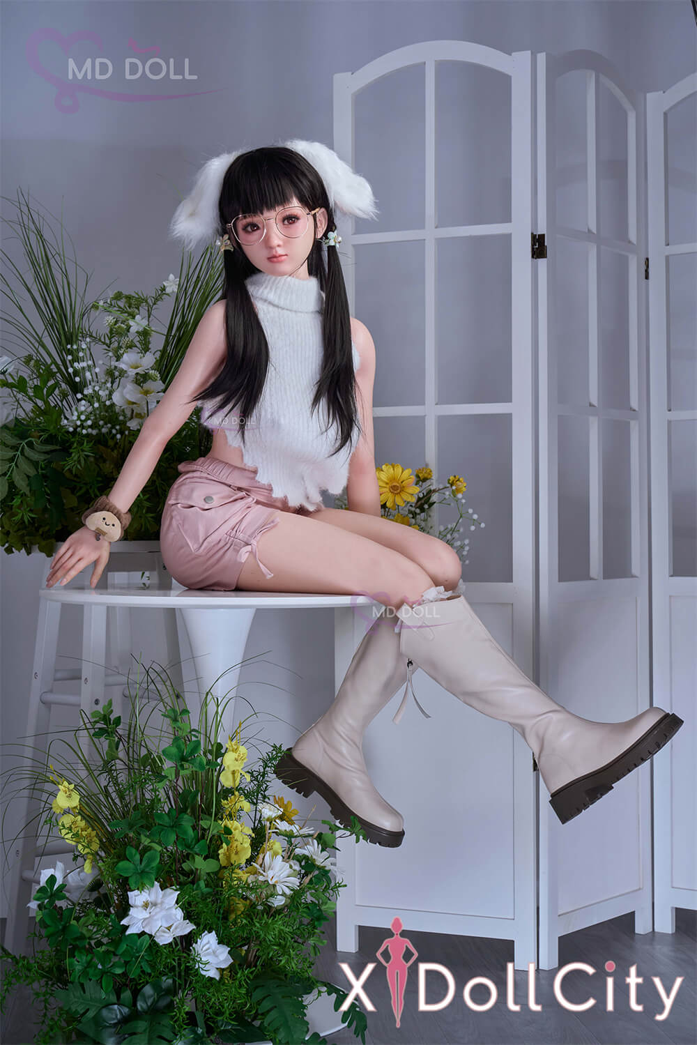 MD Doll 150cm Eカップ 莉莉（Lily）軟質シリコンヘッド 口開閉機能付き 掲載画像はフルシリコン製成人スタイルラブドール