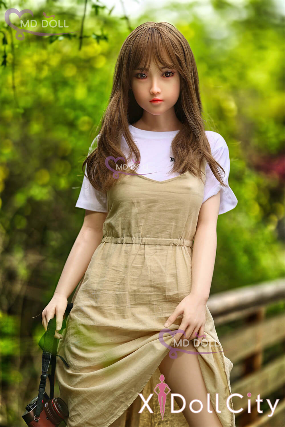 MD Doll 150cm Eカップ 西塔（Angela）柔らかな癒し系 軟質シリコンヘッド 口開閉機能付き 掲載画像はフルシリコン製成人スタイルラブドール