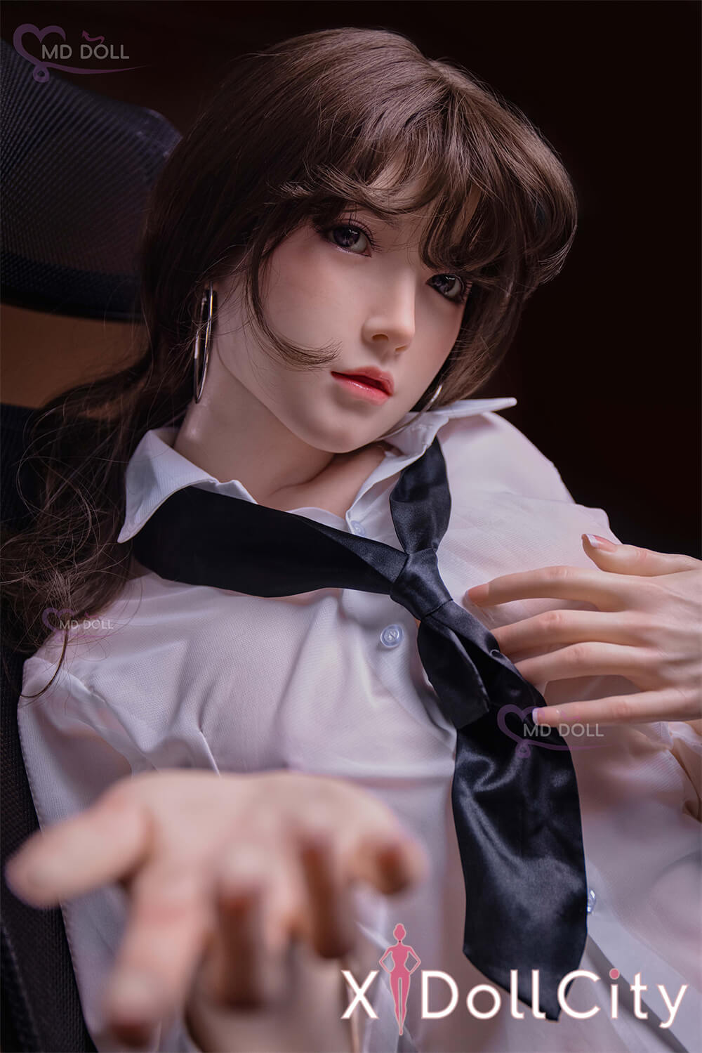 MD Doll 166cm Dカップ 优里（Zoey）軟質シリコンヘッド 口開閉機能付き 掲載画像はフルシリコン製ラブドール