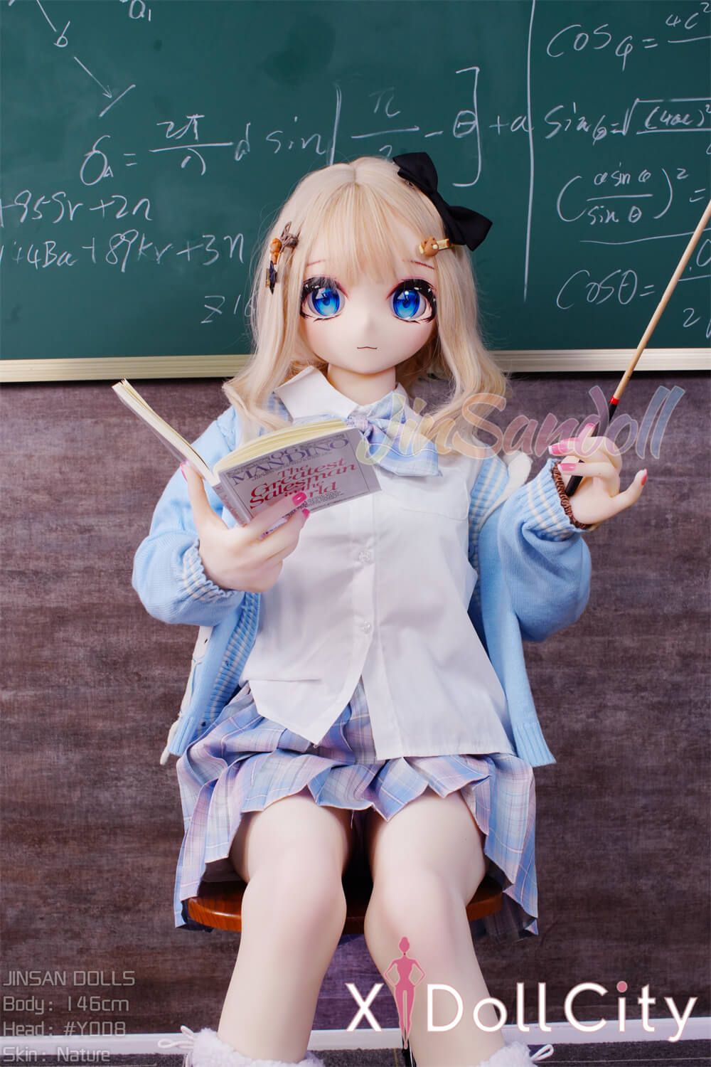 WM Doll 146cm Bカップ #Y008 TPE製 ノーマル肌 可愛い 兔女郎風 成人スタイルラブドール