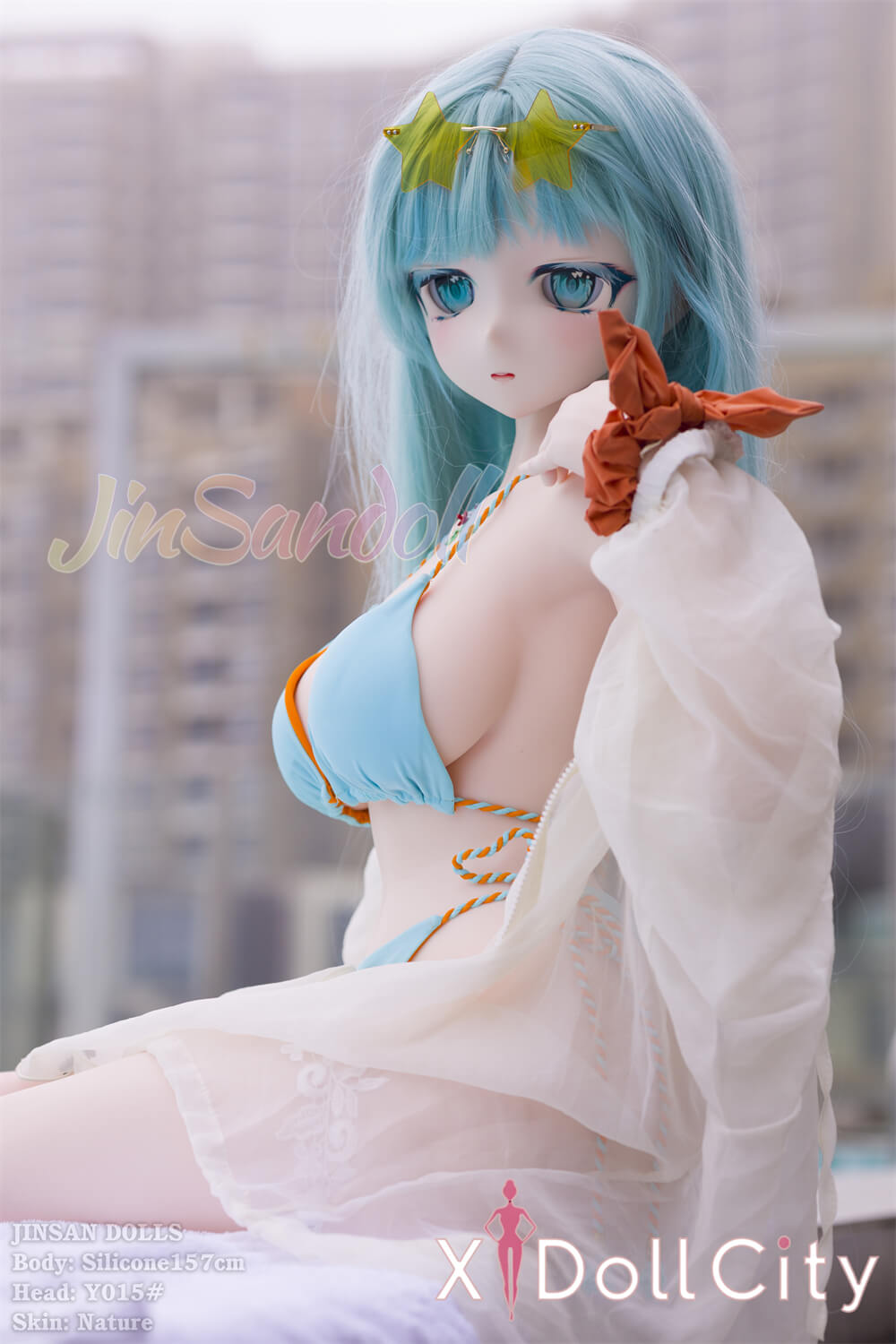 WM Doll 157cm Bカップ #Y015 ビニール製ヘッド+シリコン製ボディ 清純系おちょぼ口アニメドール