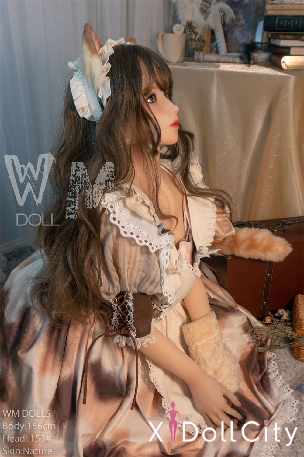 WM Doll #153 156cm Cカップ エルフラブ TPE製 三毛猫耳ロリータラブドール