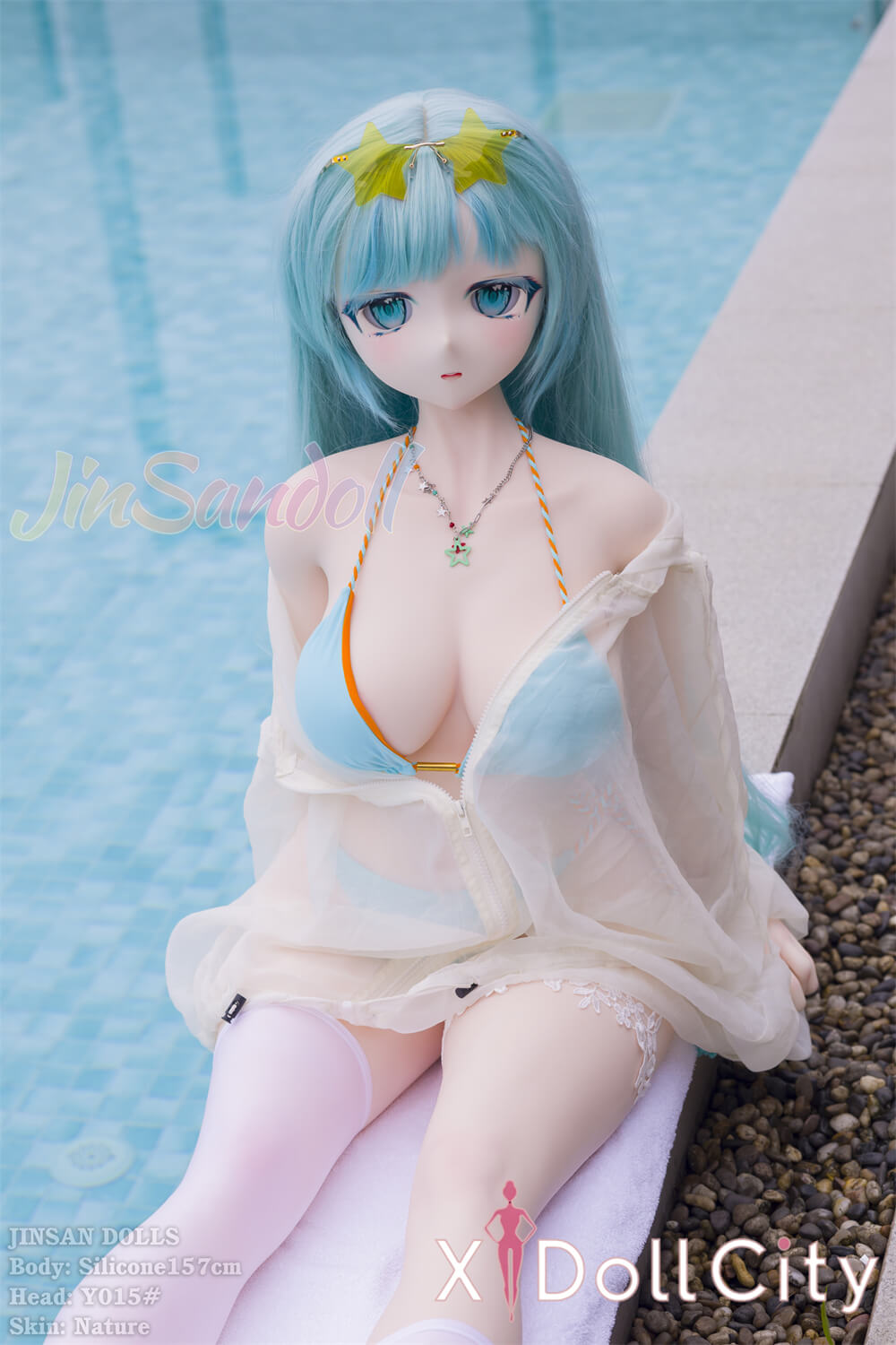WM Doll 157cm Bカップ #Y015 ビニール製ヘッド+シリコン製ボディ 清純系おちょぼ口アニメドール