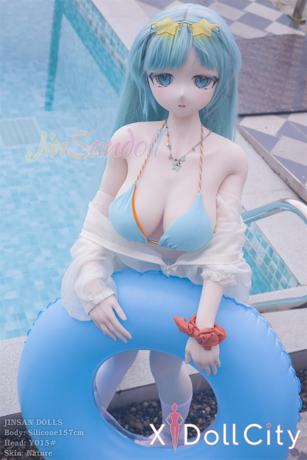 WM Doll 157cm Bカップ #Y015 ビニール製ヘッド+シリコン製ボディ 清純系おちょぼ口アニメドール