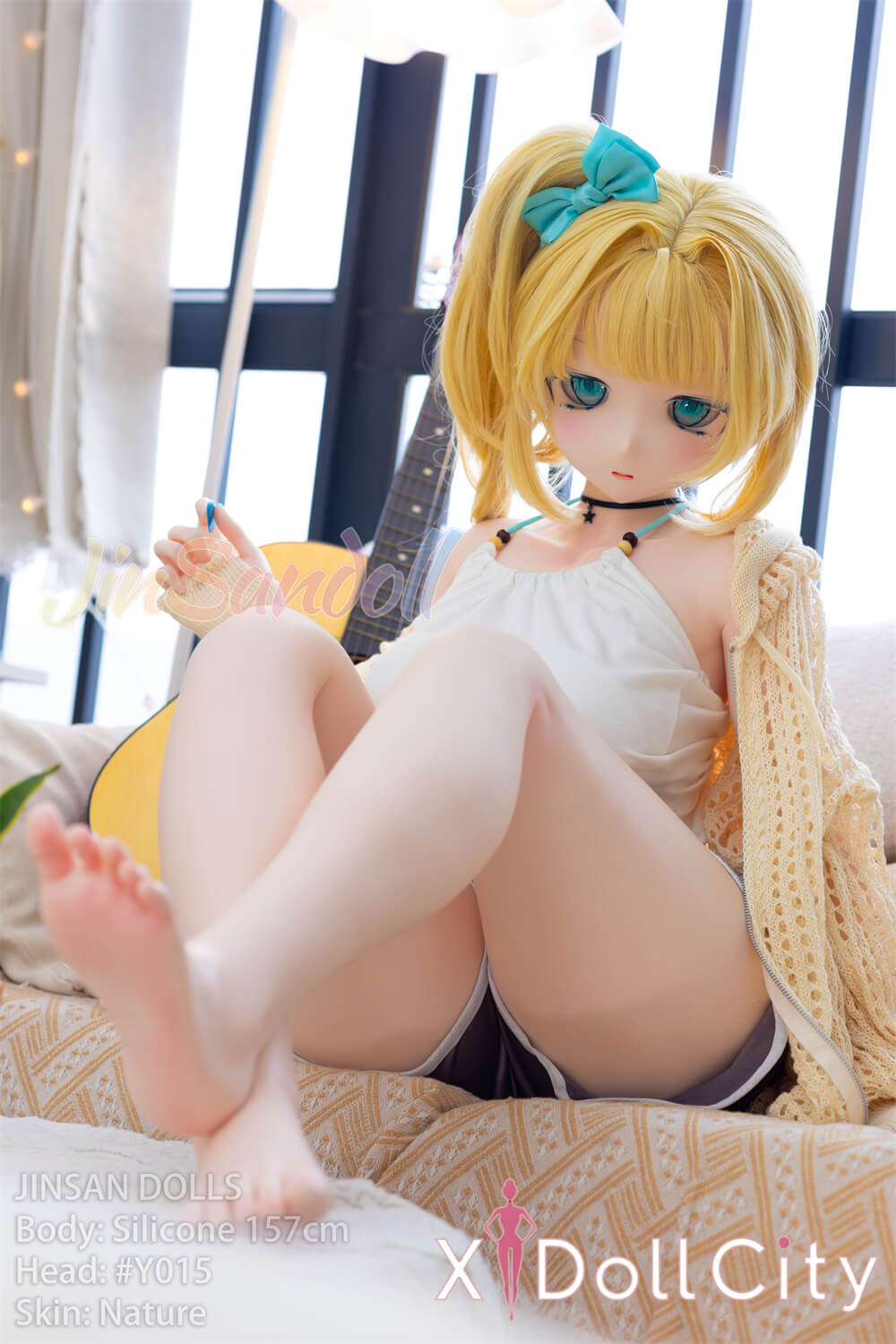 WM Doll 157cm Bカップ #Y015 ビニール製ヘッド+シリコン製ボディ エロ 美少女 美乳 アニメドール