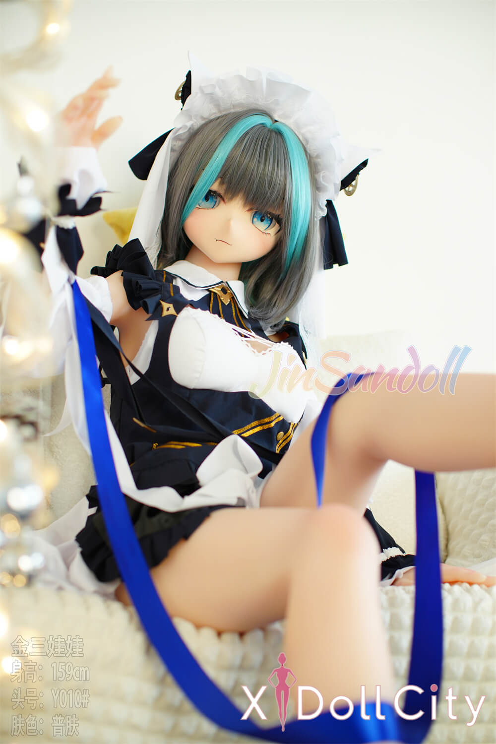 WM Doll 159cm Bカップ #Y010 TPE製 ノーマル肌 クール系シスターメイドアニメラブドール