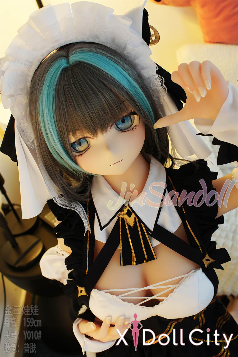 WM Doll 159cm Bカップ #Y010 TPE製 ノーマル肌 クール系シスターメイドアニメラブドール