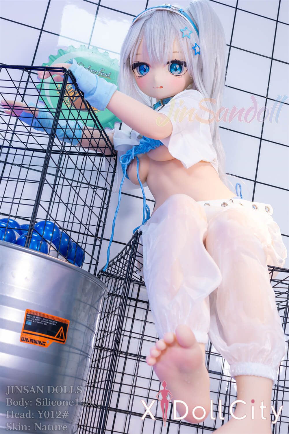 WM Doll Bカップ #Y012 ビニール製ヘッド+シリコン製ボディ ノーマル肌 アニメドール スケスケ 成人スタイルラブドール