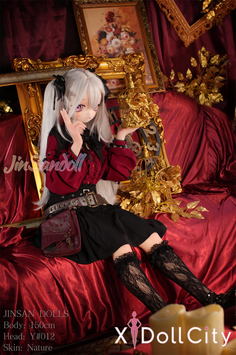 WM Doll 150cm Aカップ #Y012 TPE製 ノーマル肌 ゴシック系アンティーク 成人スタイルラブドール