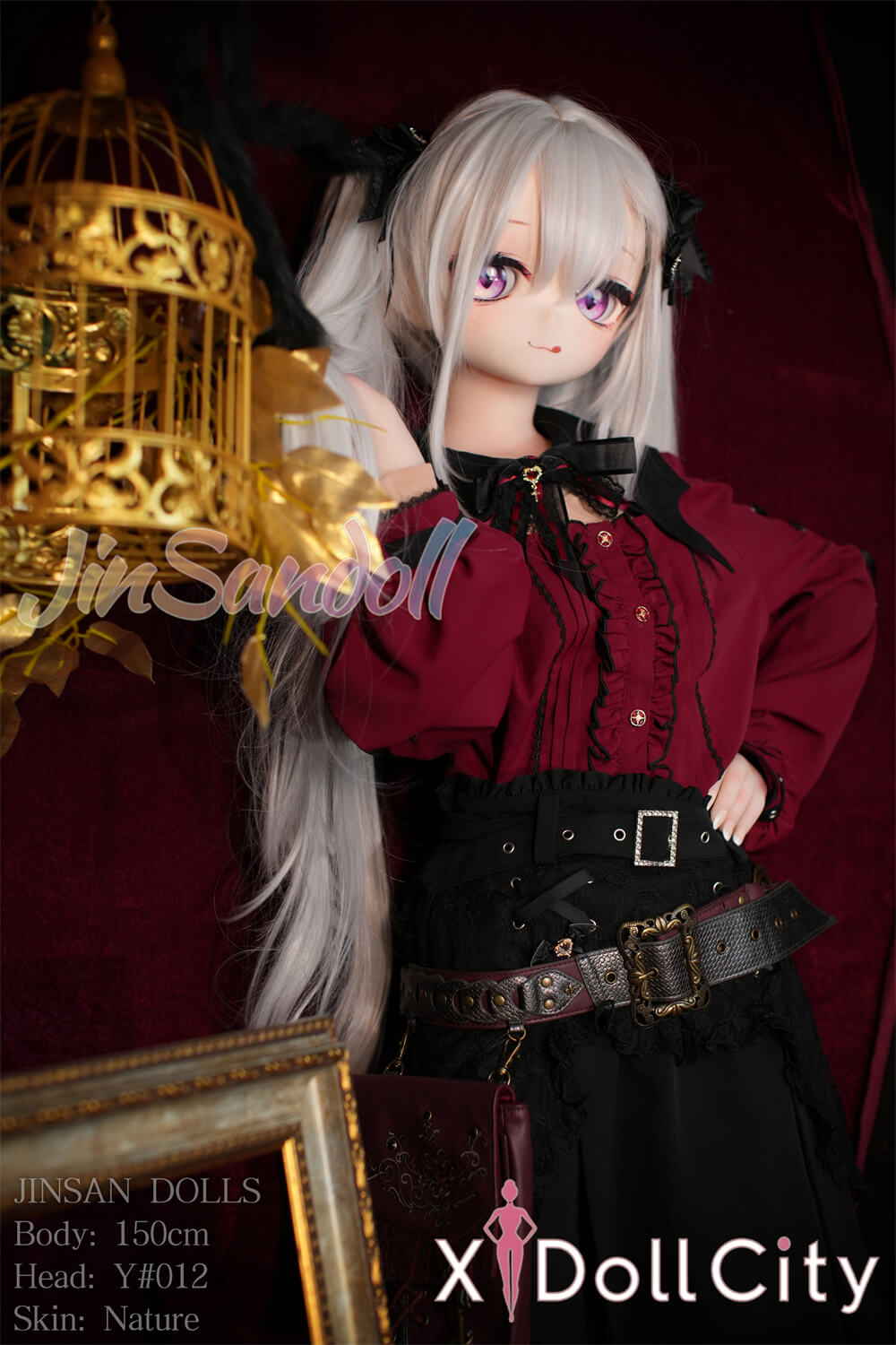 WM Doll 150cm Aカップ #Y012 TPE製 ノーマル肌 ゴシック系アンティーク 成人スタイルラブドール
