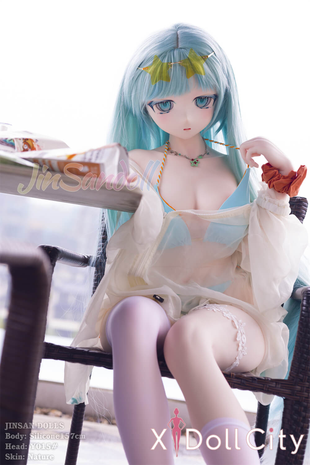 WM Doll 157cm Bカップ #Y015 ビニール製ヘッド+シリコン製ボディ 清純系おちょぼ口アニメドール