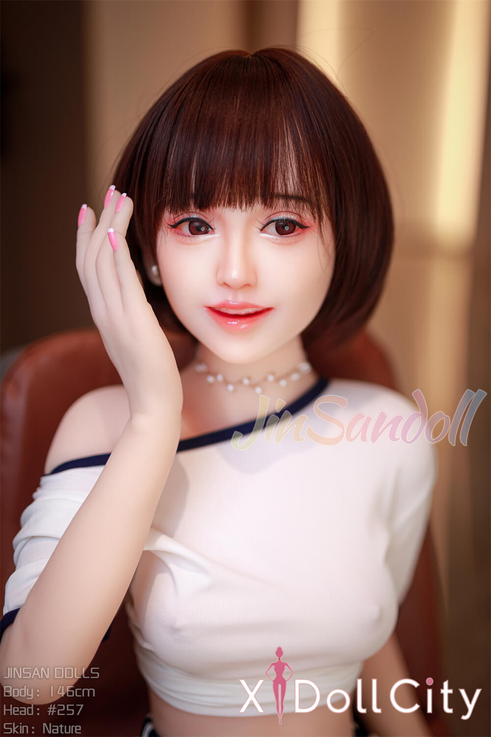 WM Doll 146cm Bカップ #257 ノーマル肌 リアルラブドール TPE製 成人スタイルラブドール