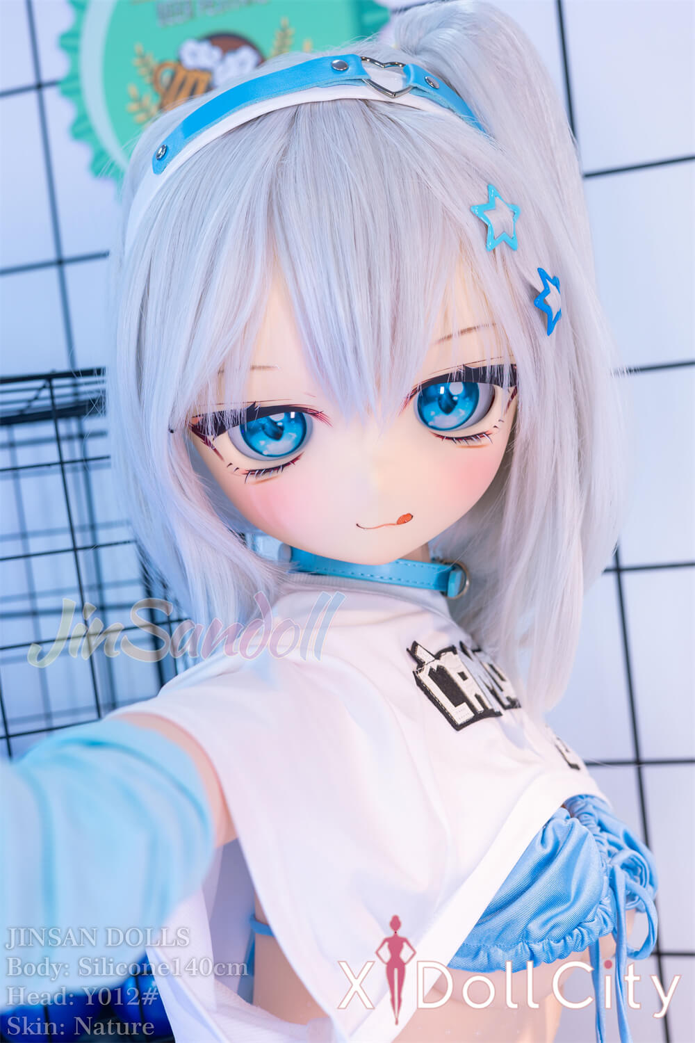 WM Doll Bカップ #Y012 ビニール製ヘッド+シリコン製ボディ ノーマル肌 アニメドール スケスケ 成人スタイルラブドール