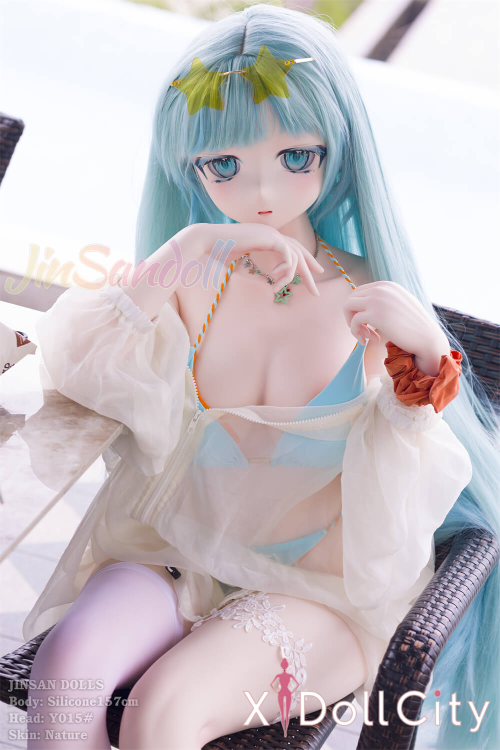 WM Doll 157cm Bカップ #Y015 ビニール製ヘッド+シリコン製ボディ 清純系おちょぼ口アニメドール