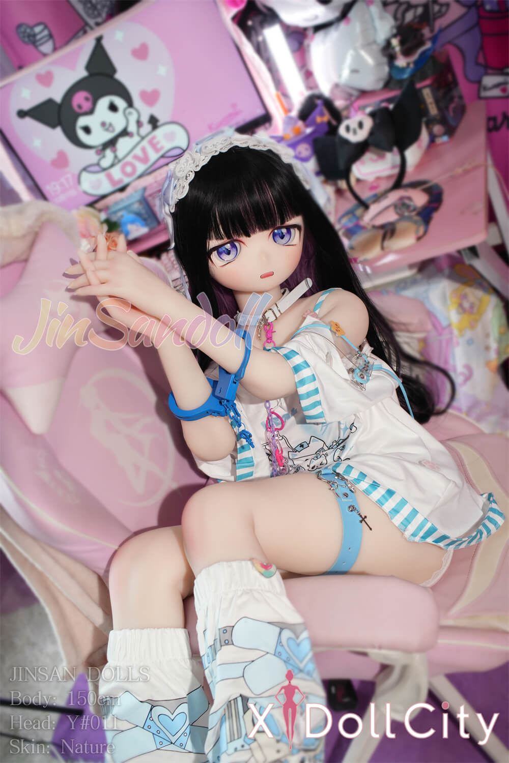 WM Doll 150cm Aカップ #Y011 TPE製 ノーマル肌 病みかわお部屋デート系 成人スタイルラブドール