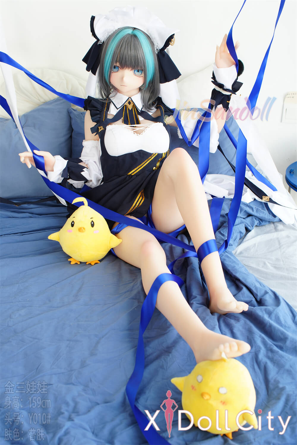 WM Doll 159cm Bカップ #Y010 TPE製 ノーマル肌 クール系シスターメイドアニメラブドール