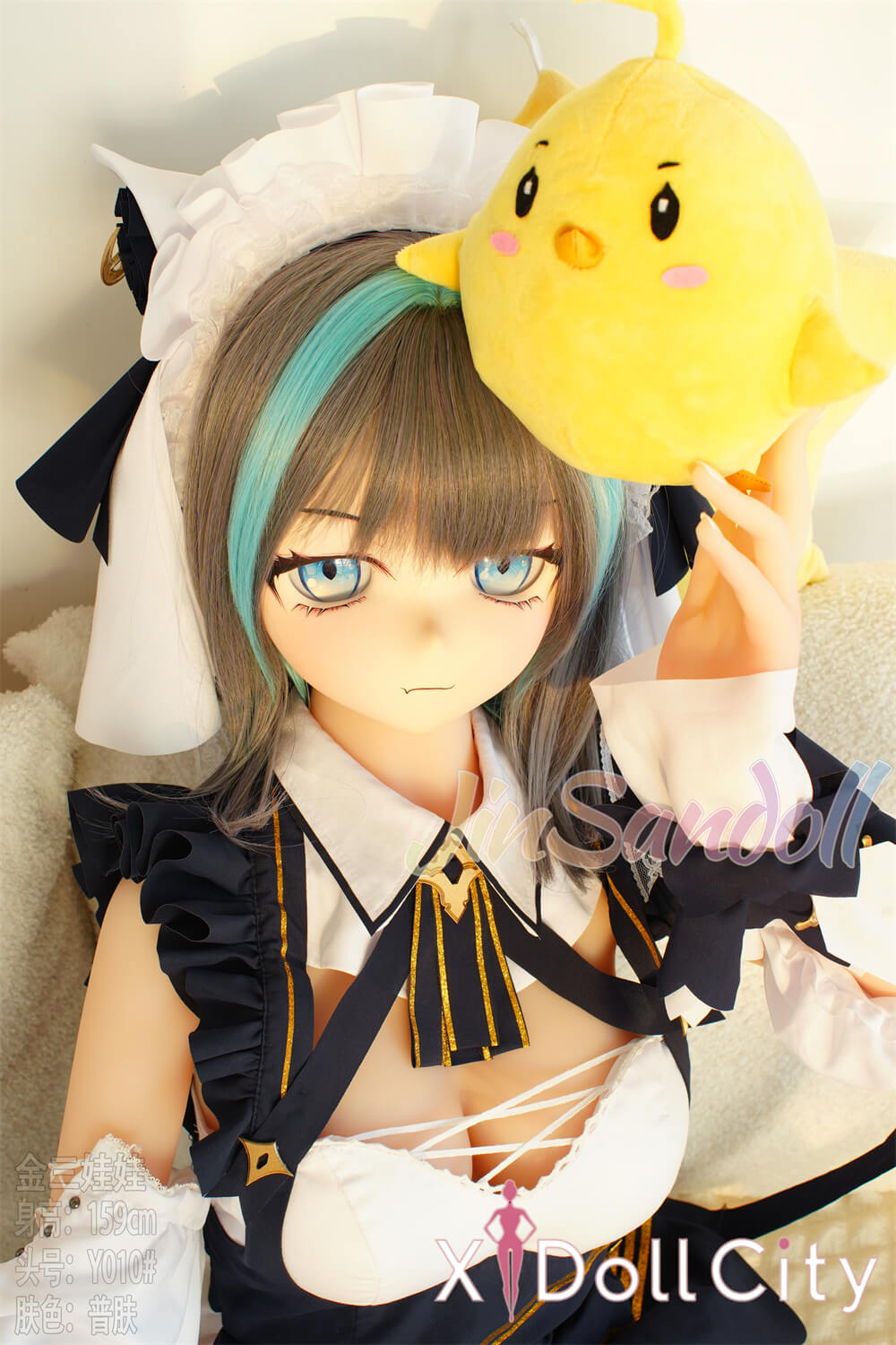 WM Doll 159cm Bカップ #Y010 TPE製 ノーマル肌 クール系シスターメイドアニメラブドール