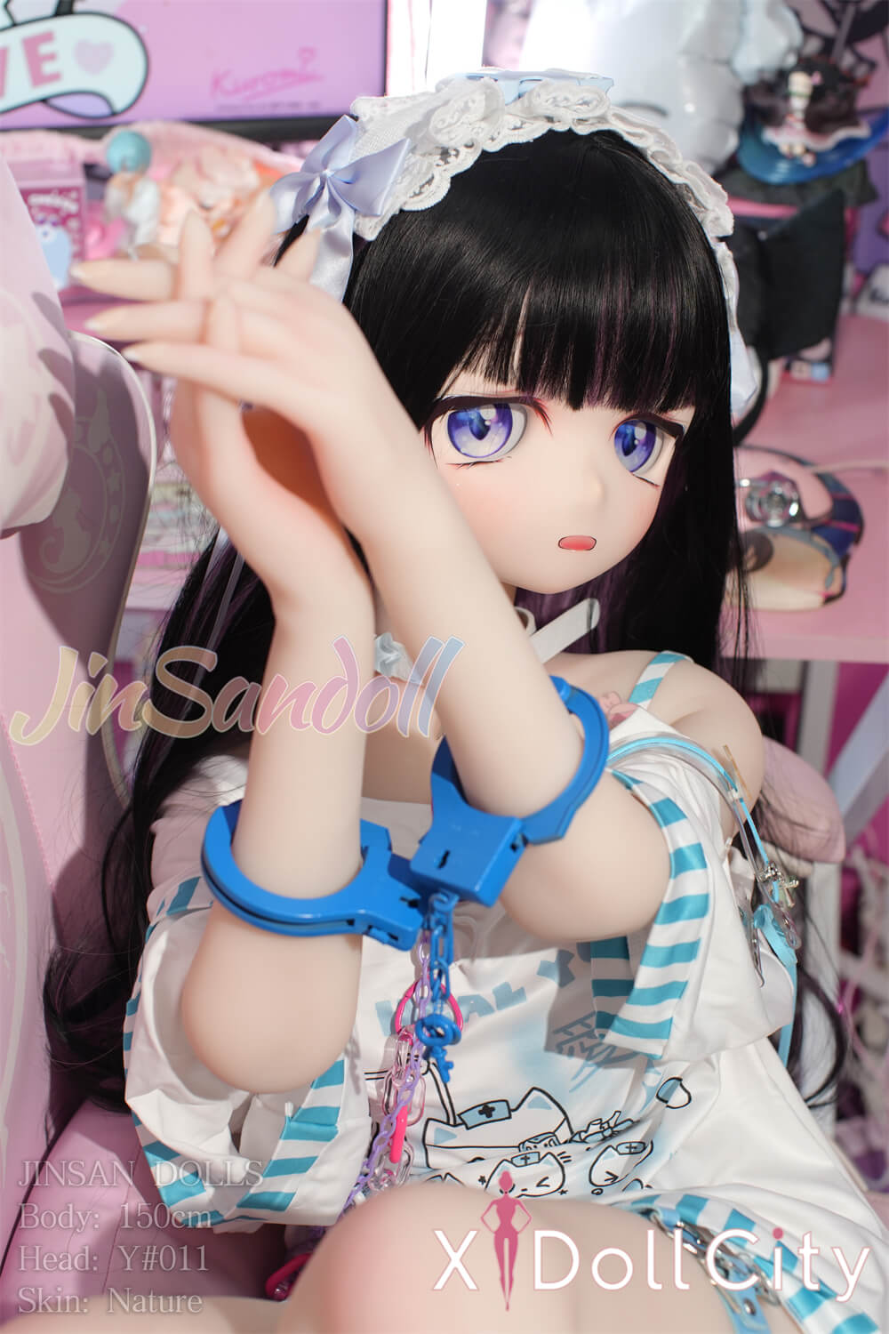 WM Doll 150cm Aカップ #Y011 TPE製 ノーマル肌 病みかわお部屋デート系 成人スタイルラブドール