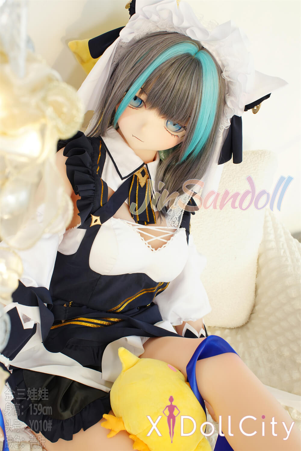 WM Doll 159cm Bカップ #Y010 TPE製 ノーマル肌 クール系シスターメイドアニメラブドール