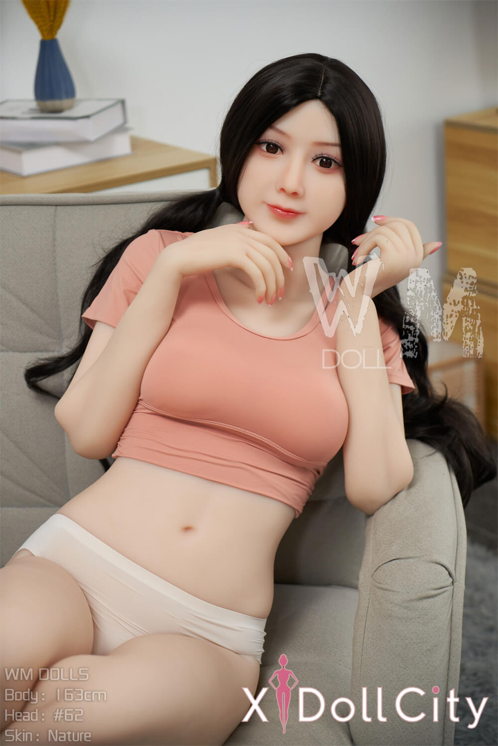 WM Doll 163cm Hカップ #62 ノーマル肌  TPE製 甘えん坊な彼女系ラブドール