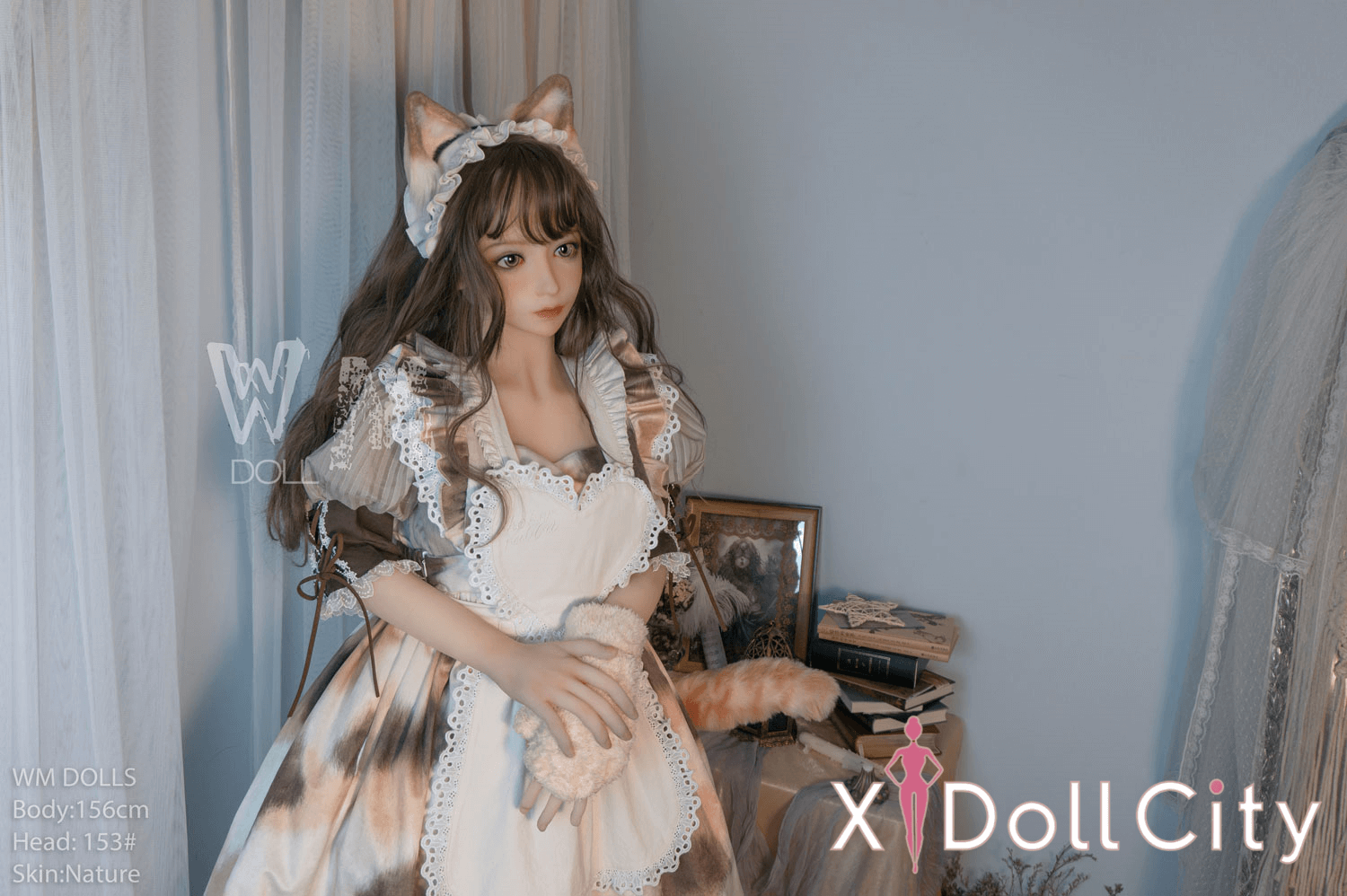 WM Doll #153 156cm Cカップ エルフラブ TPE製 三毛猫耳ロリータラブドール