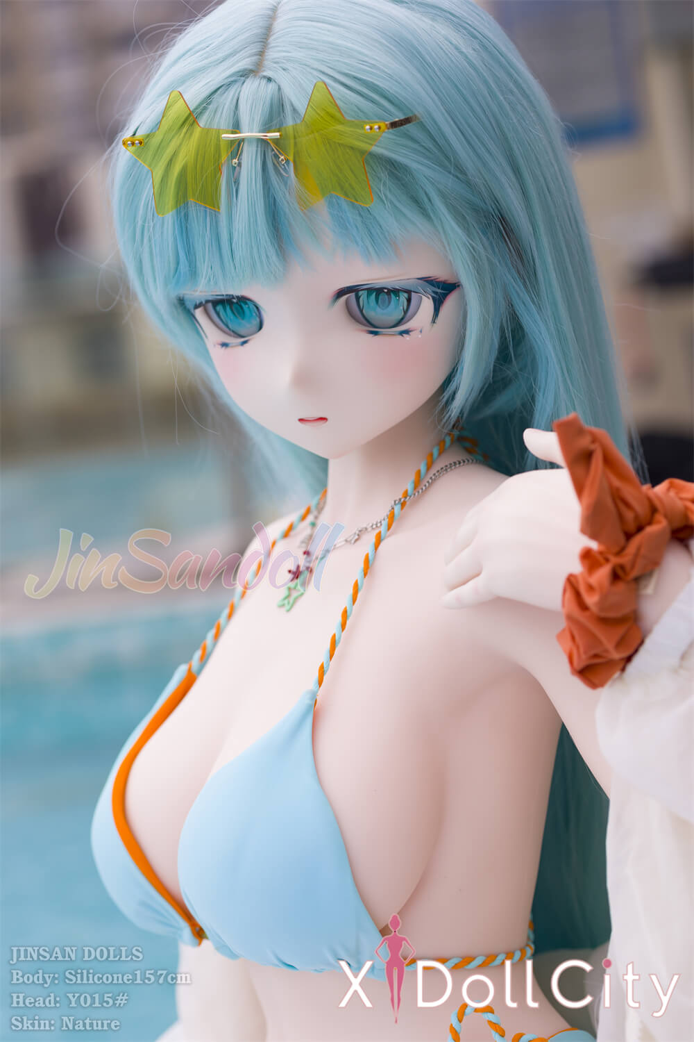 WM Doll 157cm Bカップ #Y015 ビニール製ヘッド+シリコン製ボディ 清純系おちょぼ口アニメドール