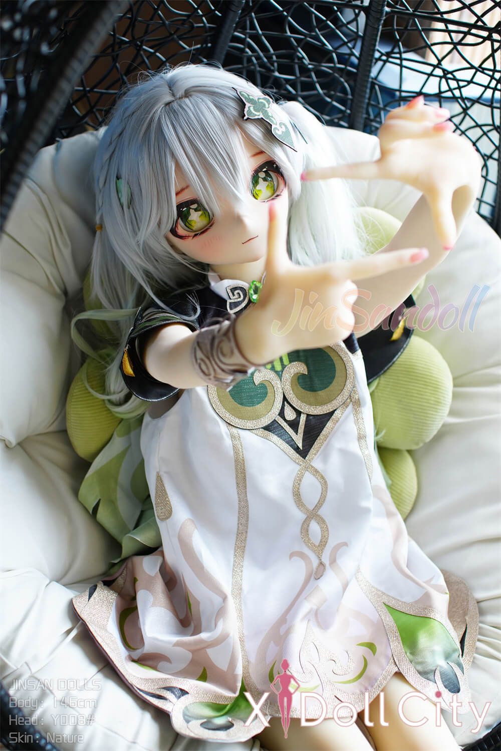 WM Doll ナヒーダNahida 146cm Bカップ #Y008 TPE製 ノーマル肌 可愛い コスプレ系 アニメドール 成人スタイルラブドール