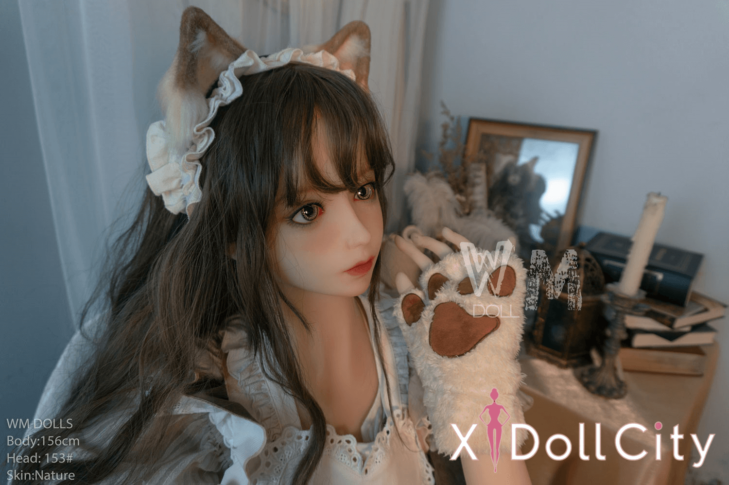 WM Doll #153 156cm Cカップ エルフラブ TPE製 三毛猫耳ロリータラブドール