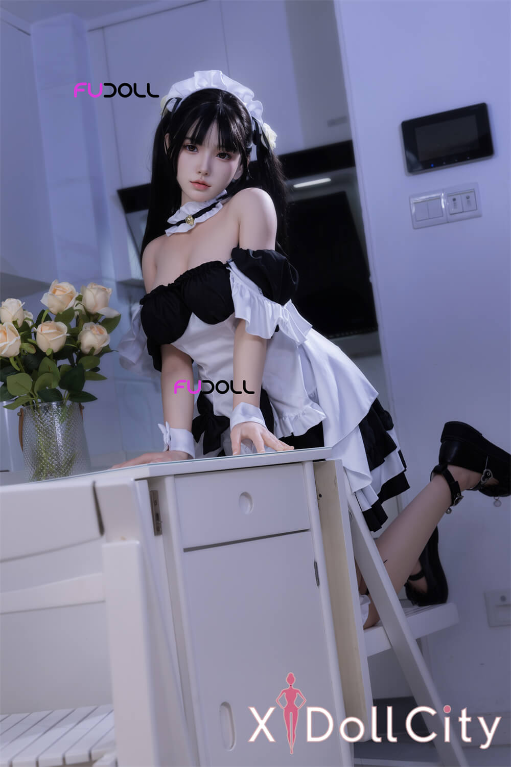 FUDOLL 小北 #J032 165cm Fカップ フルシリコン 顎機能付き メイド キレイ系 ラブドール