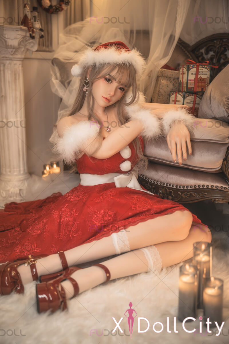 FUDOLL 小北 #J032 165cm Fカップ フルシリコン 顎機能付き 超柔らかい＆スーパー軽量化 サンタガール 美人 ラブドール