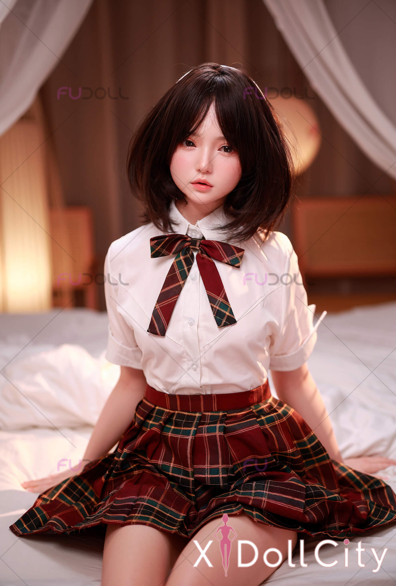 FUDOLL 曼一 #J027 146cm AAカップ 女子高生 リアル口腔 開閉機能可能 フルシリコン製 成人スタイルラブドール